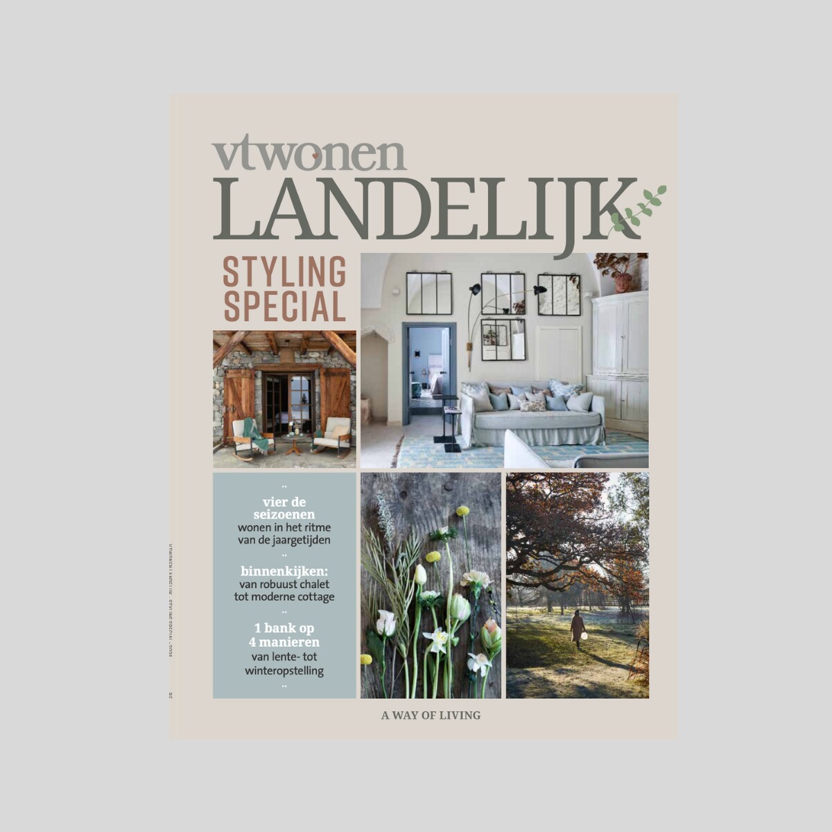 vtwonen Landelijk special styling 2024 cover grijs vtwonen