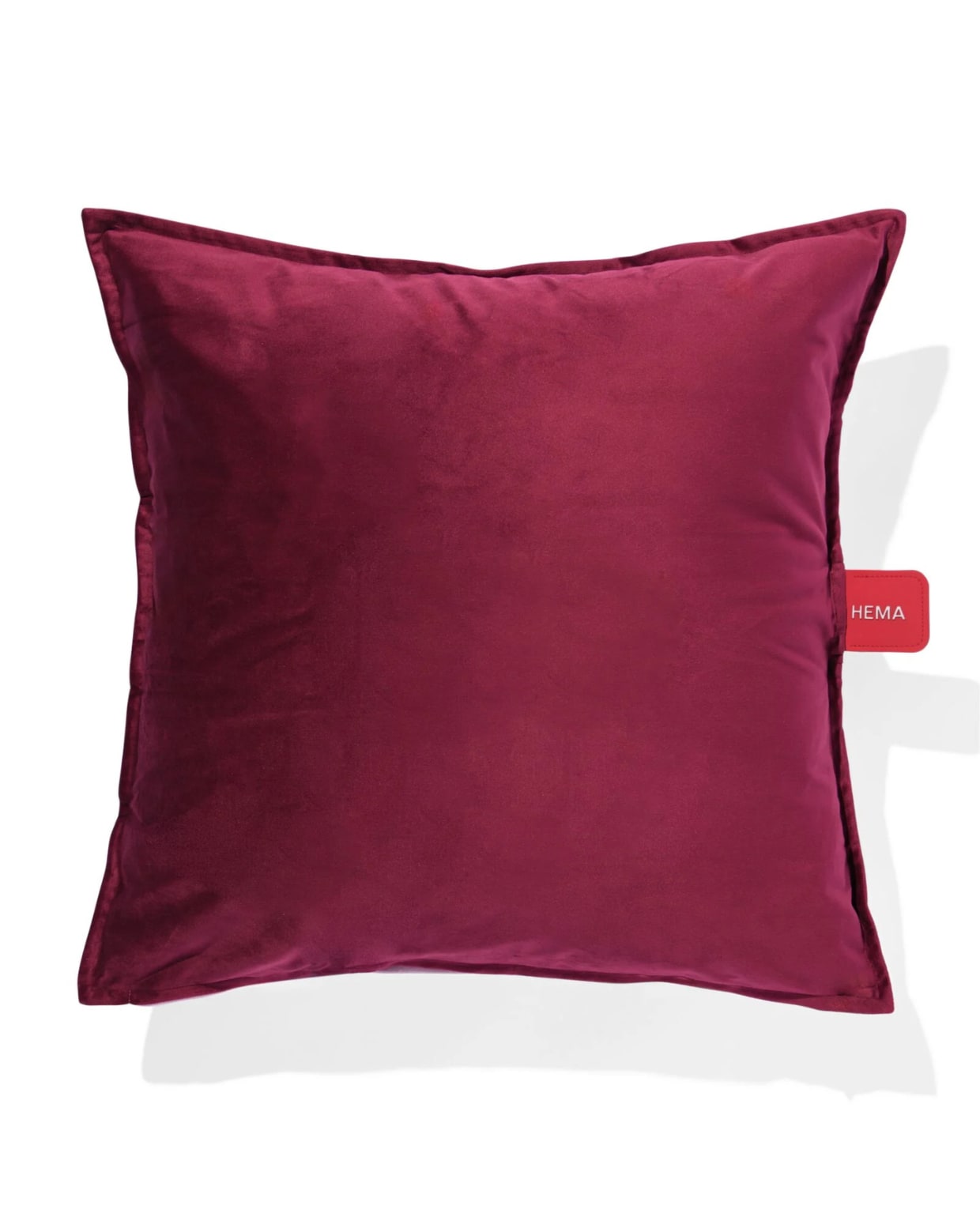 Oplaadbaar warmtekussen in bordeaux-lila, 50x50 cm € 69,99 (hema.nl) Hema