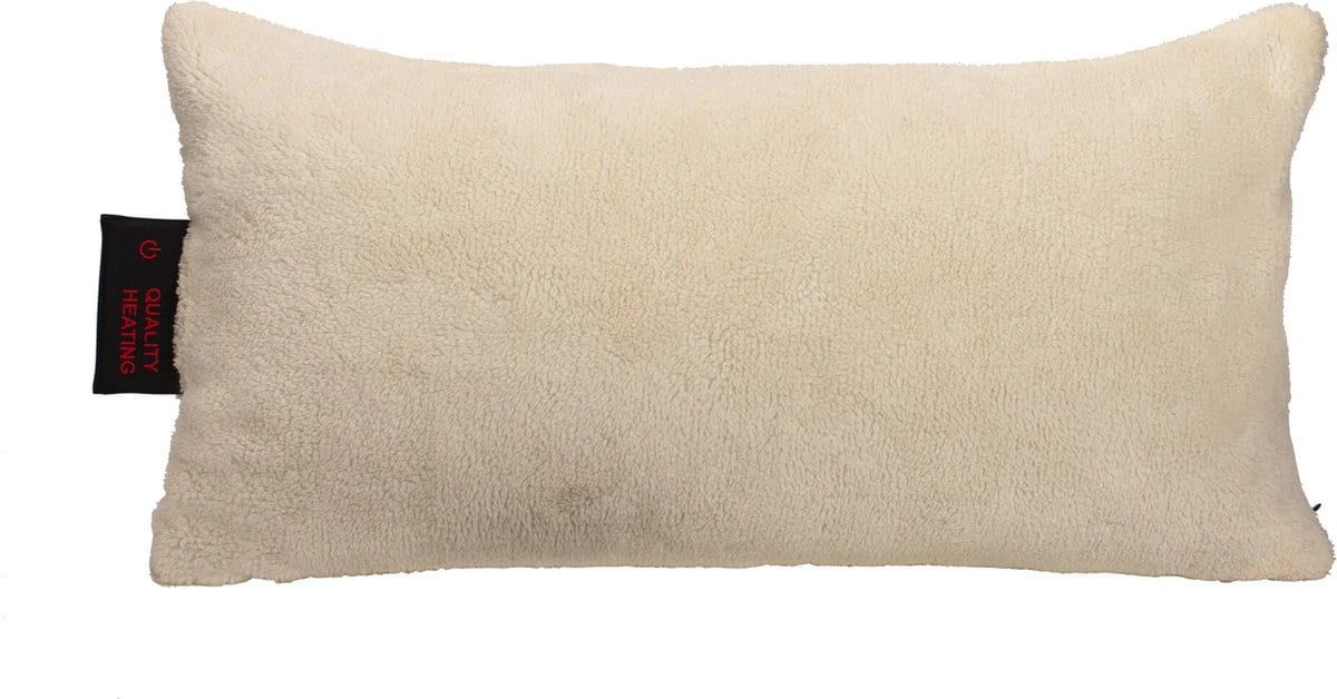 Warmtekussen Warmy van Quality Heating in Teddy off white, 30x60 cm € 49,- (bol.com) Bol.com