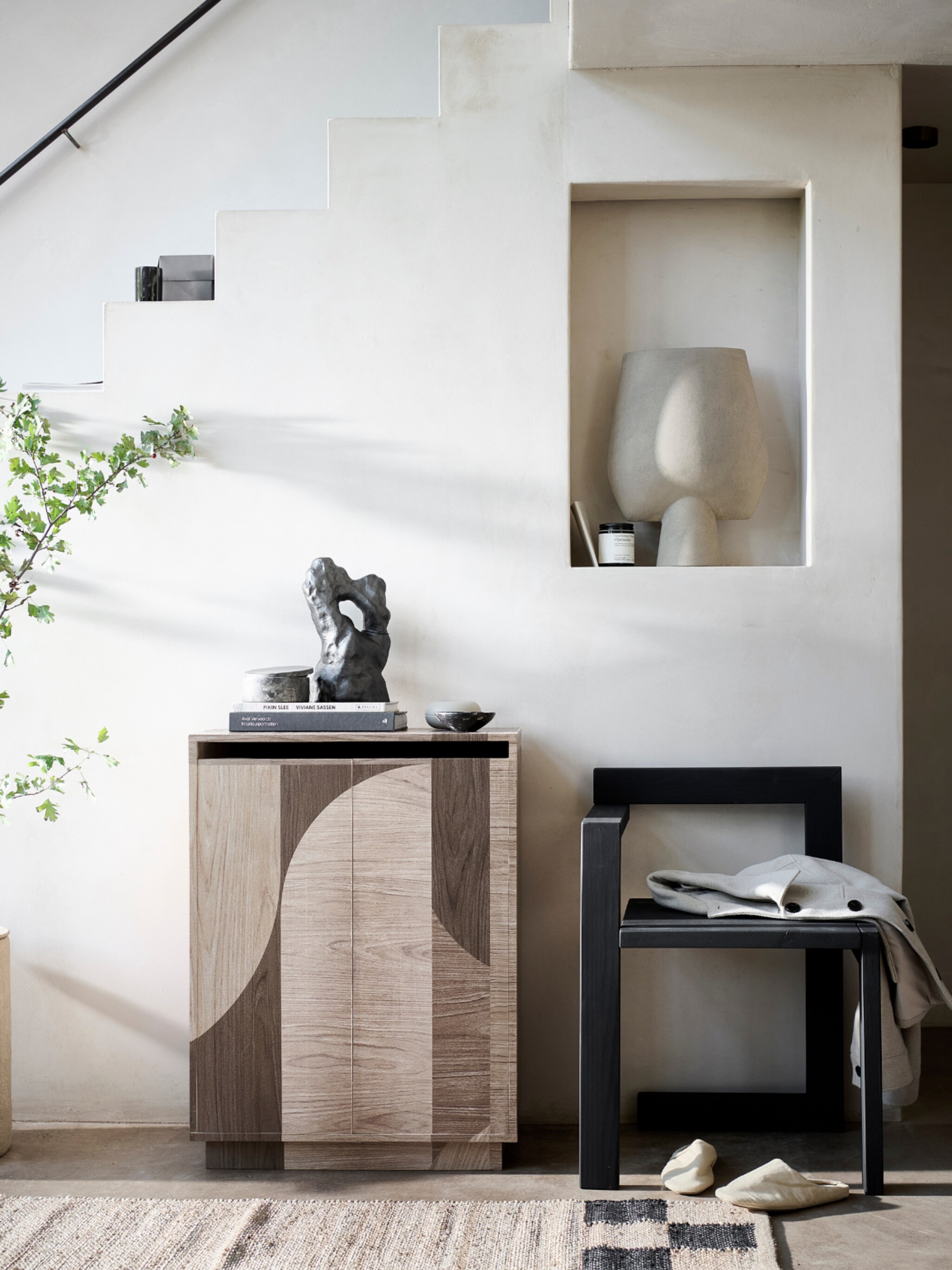 diy houten kastje met bijzonder patroon