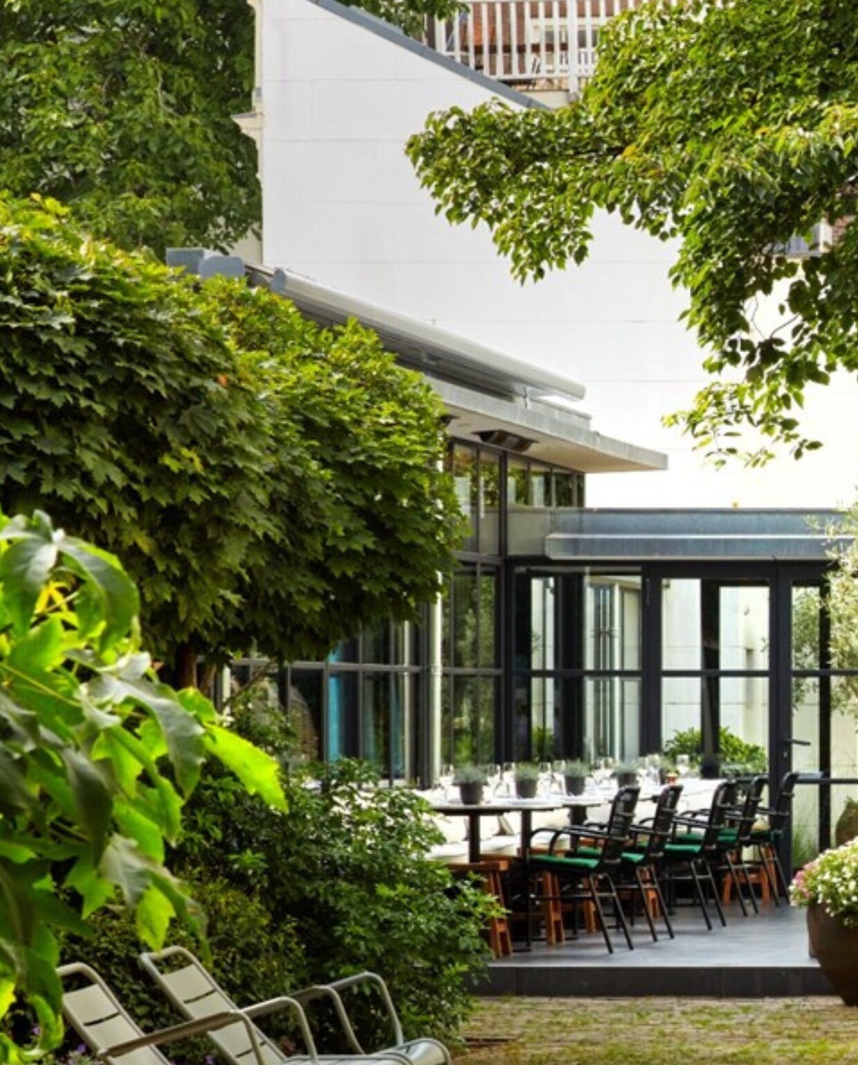 Tuin van Pulitzer hotel Pulitzer Hotel Amsterdam