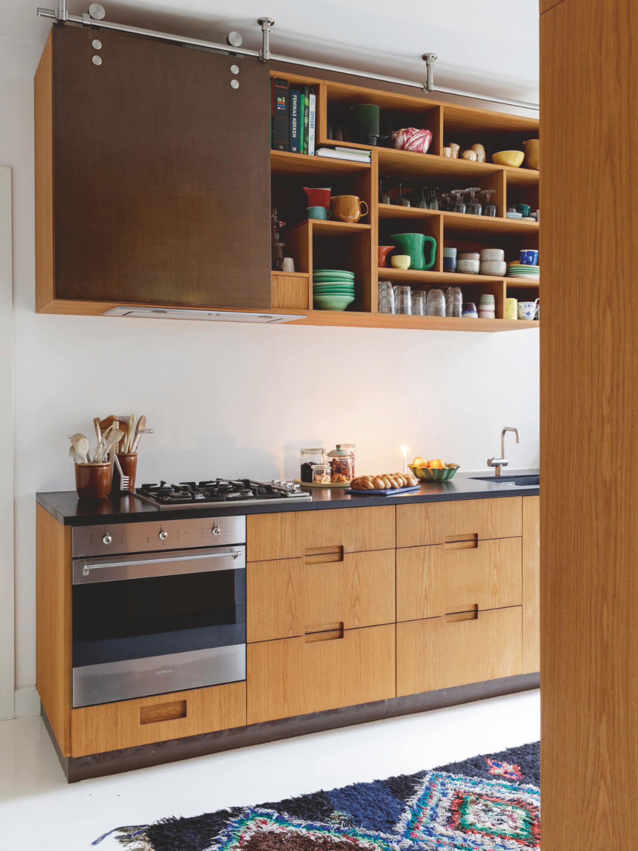 keukenupdate door kast met ongelijke vakken