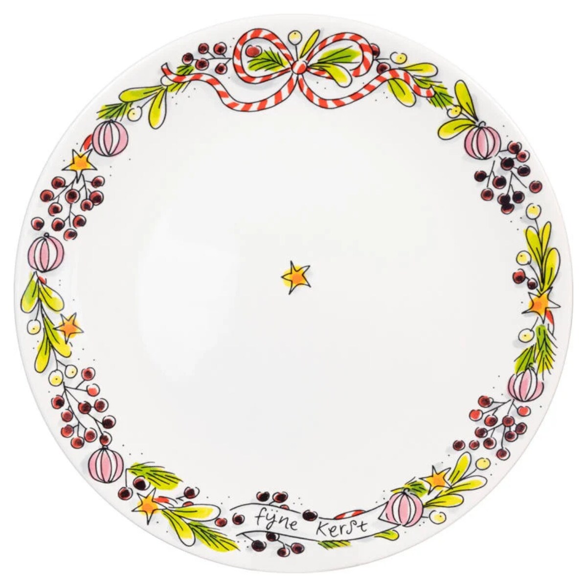 Blond Amsterdam dinerbord Kerst (Ø26 cm) Blond Amsterdam