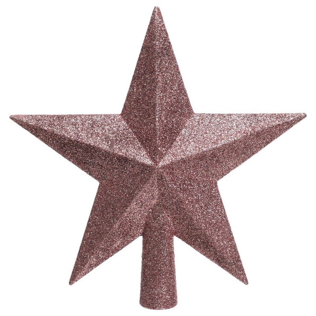 Decoris Oud roze glitter kerstboom ster piek Decoris