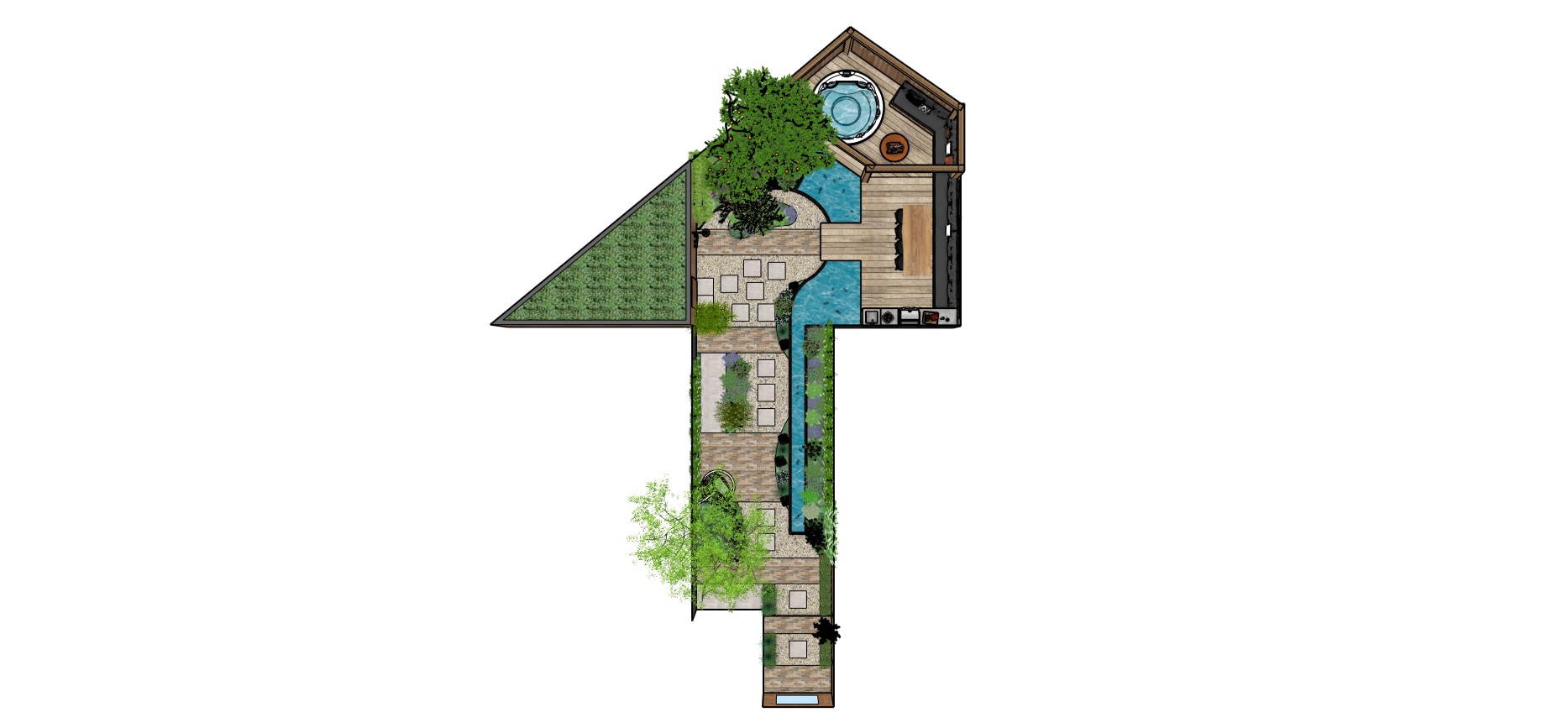 Tuinontwerp  Tuinontwerpbureau Geels, special tuin 11. vtwonen special tuin 11 | tuinontwerp Tuinontwerpbureau Geels