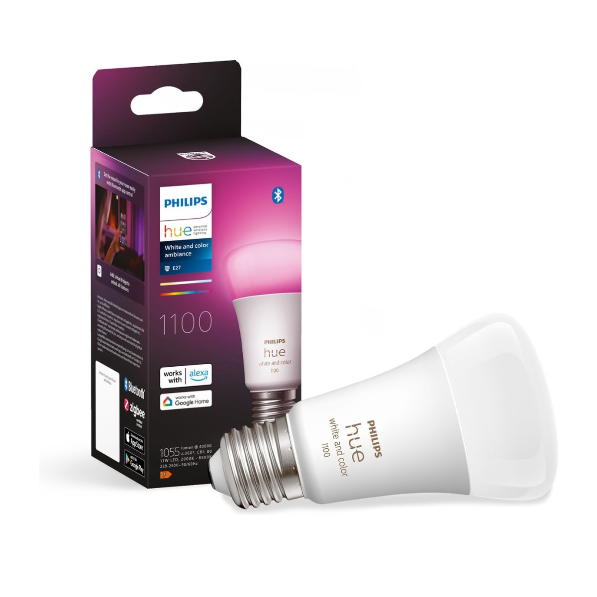 Philips Hue standaardlamp - wit en gekleurd - 1-pack - E27 - 1100lm Philips Hue