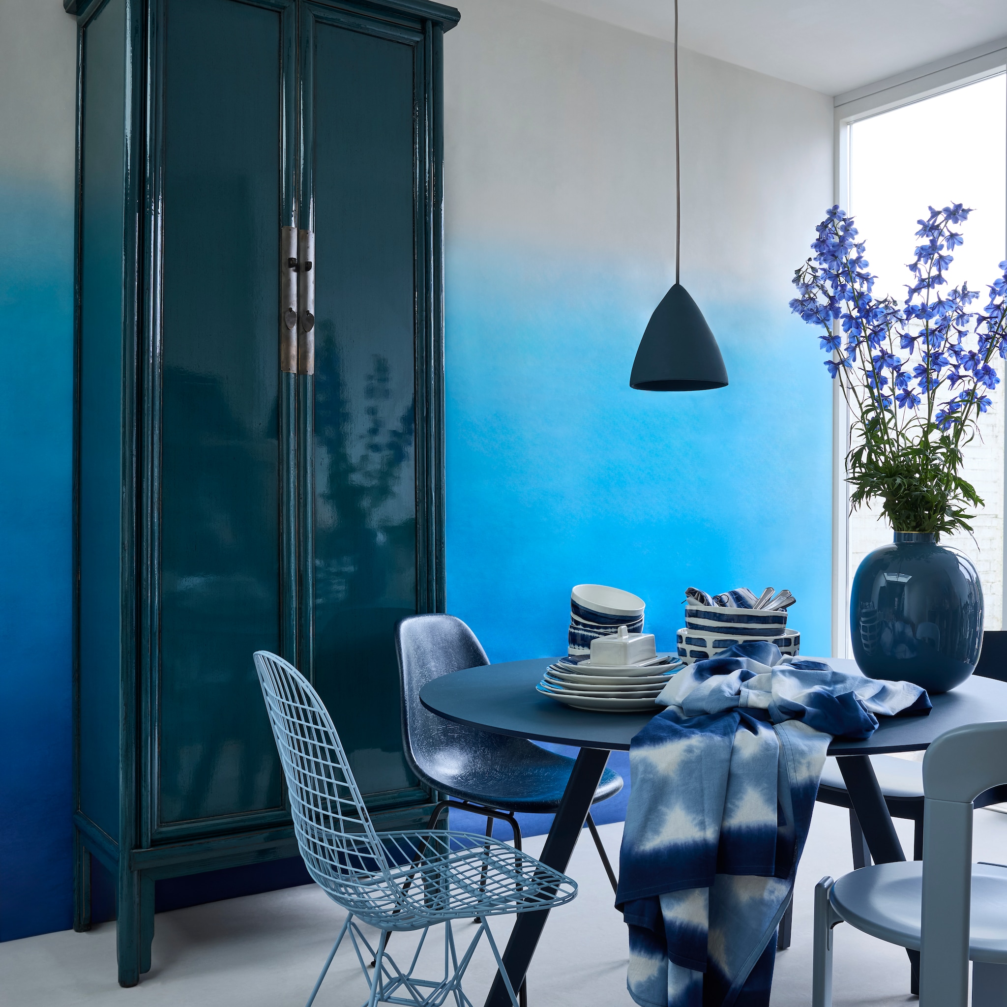 color drenching verf trend