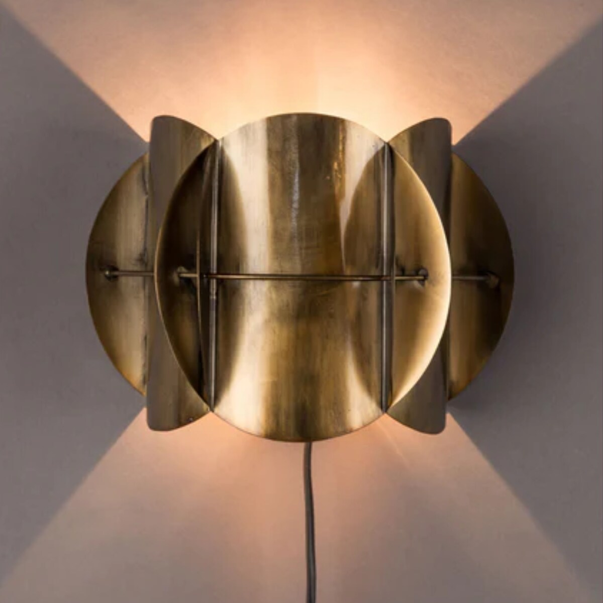 Dutchbone Corridor Wandlamp Goud Dutchbone