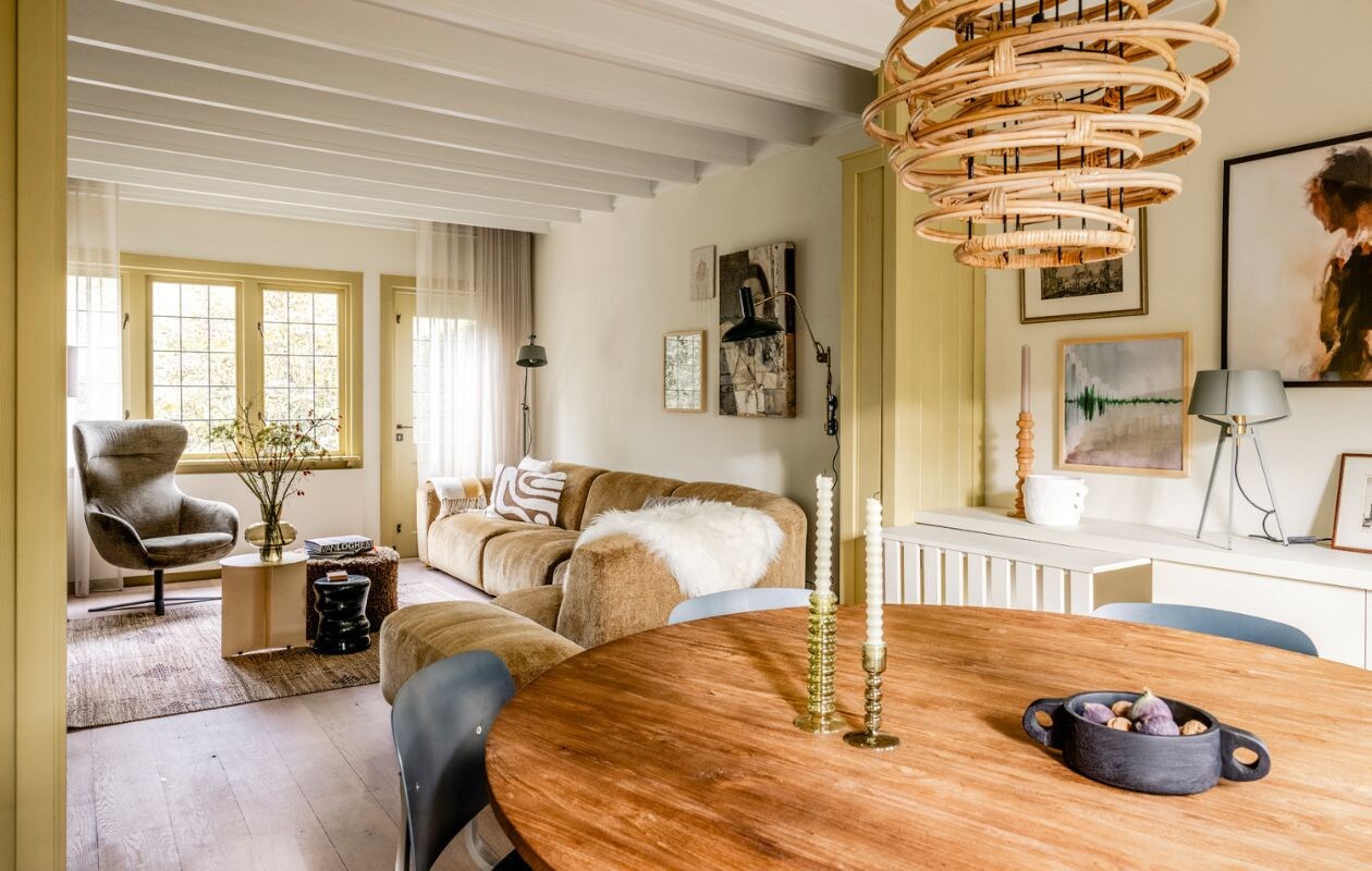 Weer verliefd op je huis aflevering 9 seizoen 19, Fietje in Haarlem, zitkamer Weer verliefd op je huis aflevering 9 seizoen 19 | styling Fietje Bruijn | fotografie Sonja Velda