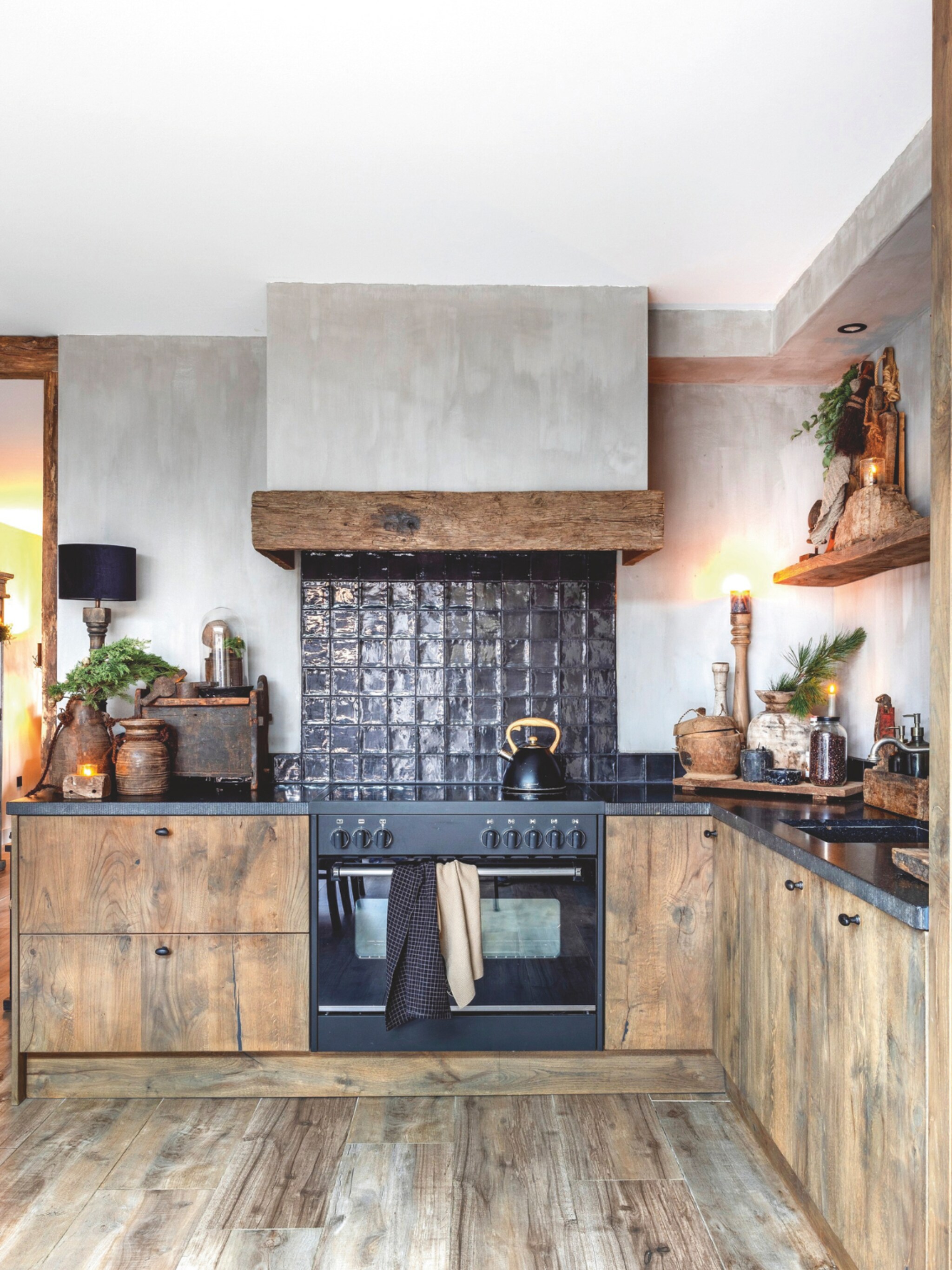 landelijke accessoires voor de keuken