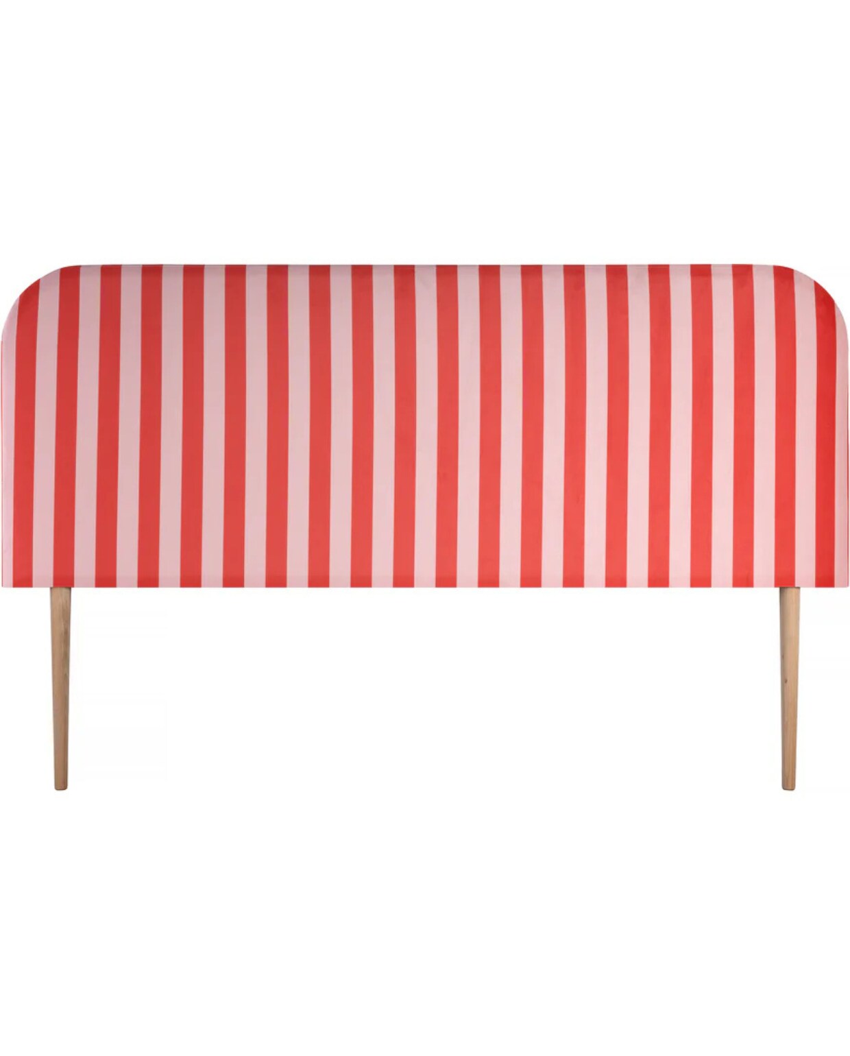 Katoenen hoofdbord van Really Nice Things, 8x180x97 cm (bxdxh) € 219,- (shop.vtwonen.nl) vtwonen