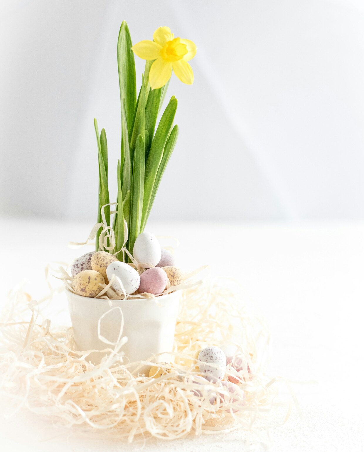 Paasbloemstuk, bloembol Unsplash
