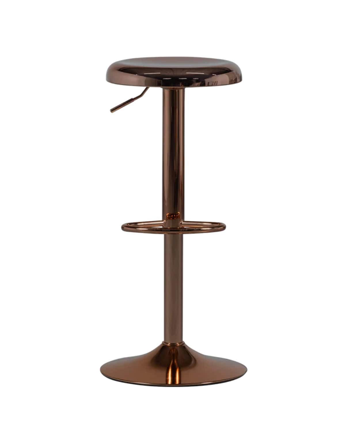 Shop op shop.vtwonen.nl: metalen barkruk Isaac van Woood koper, 39x81 cm (Øxh) vanaf € 99,95. Woood