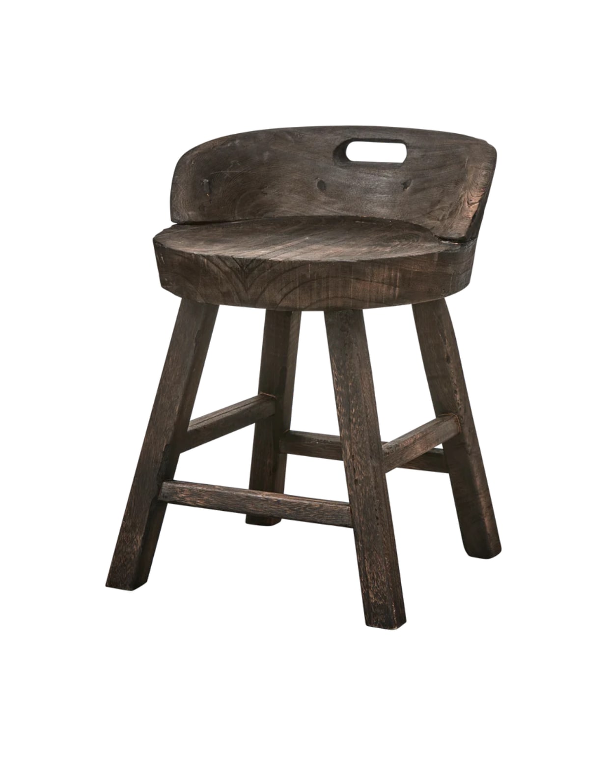 Shop op shop.vtwonen.nl: houten kruk/stoel Rosalie van Woood, 43x57 cm (Øxh) € 149. Woood
