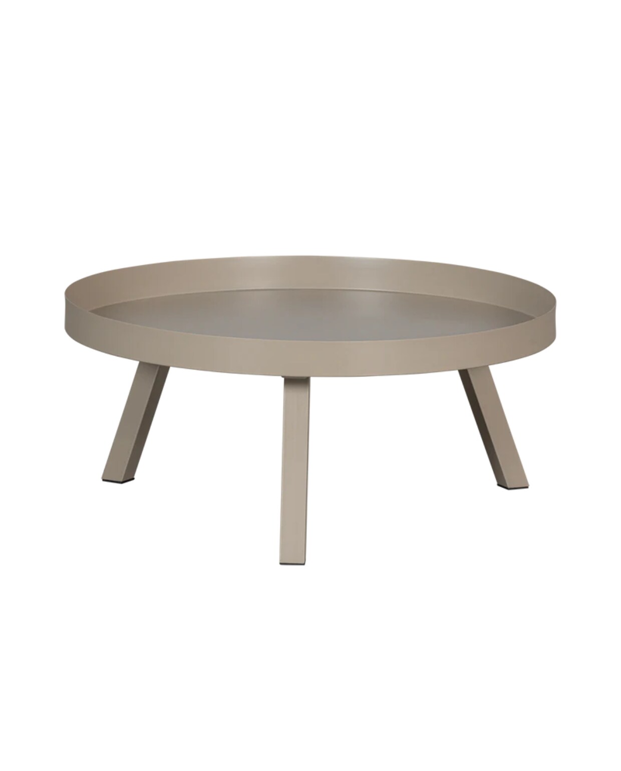 Shop op shop.vtwonen.nl: metalen bijzettafel Sunny van Woood, 80x35 cm (Øxh) € 149,-. Woood