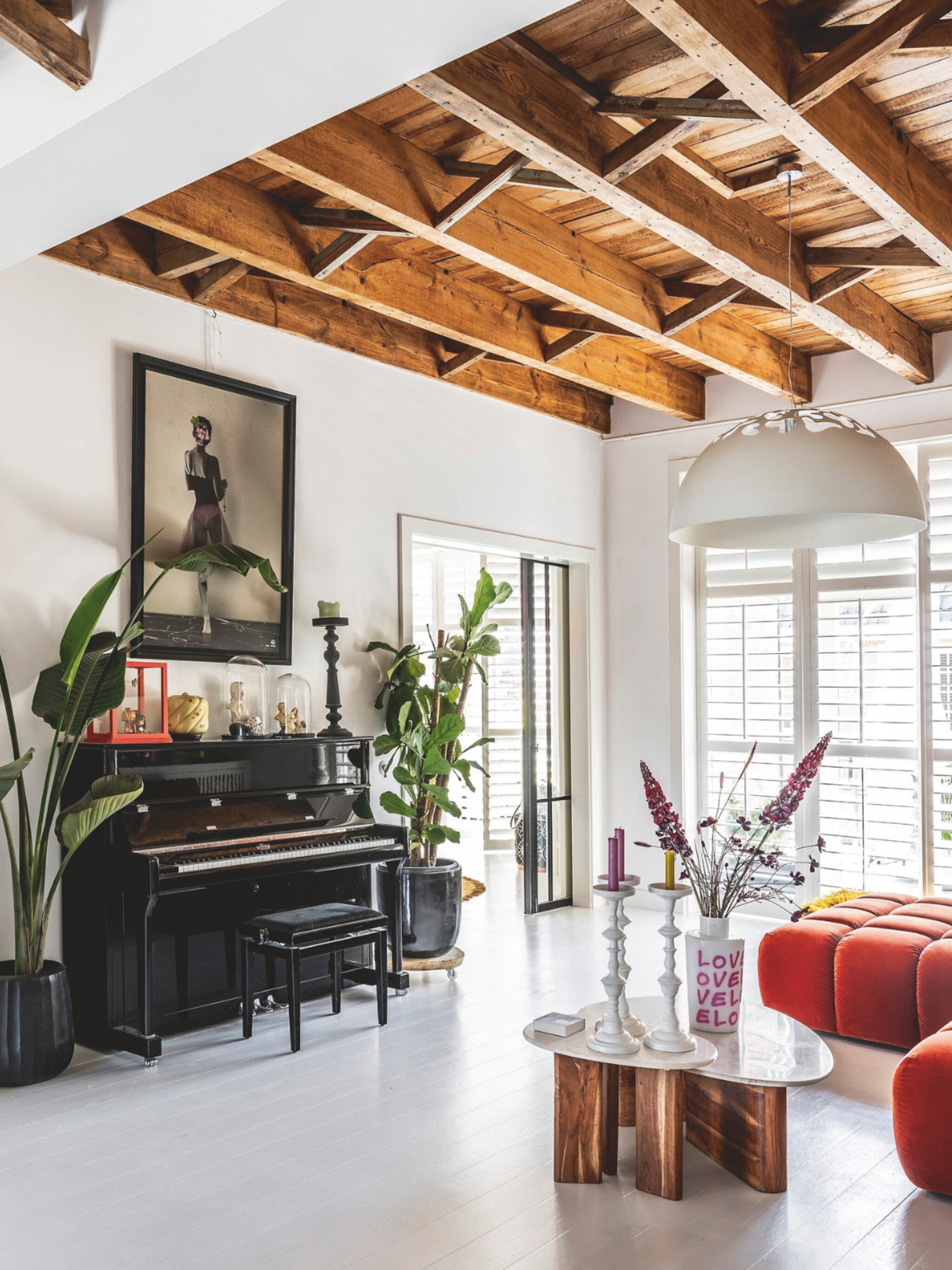 binnenkijken in vintage design woning