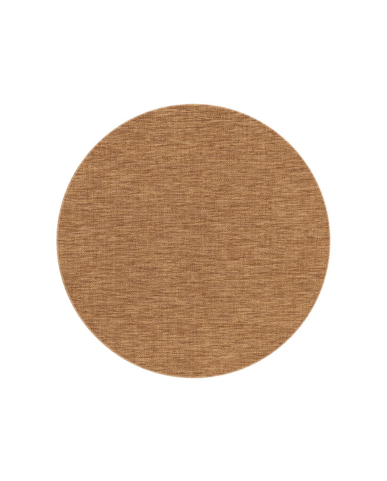 Shop via shop.vtwonen.nl: polypropyleen buitenvloerkleed Gisborne van Garden Impressions in Natural Coconut, 160 cm  (Ø) € 69,95. Garden Impressions