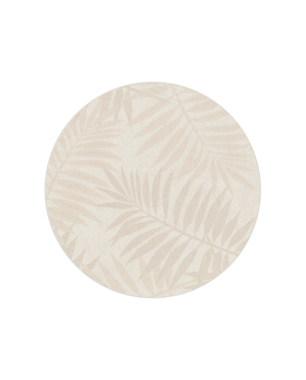 Shop via shop.vtwonen.nl: Polypropyleen buitenvloerkleed Naturalis van Garden Impressions in Desert Zand, 160 cm (Ø) € 89,95. Garden Impressions
