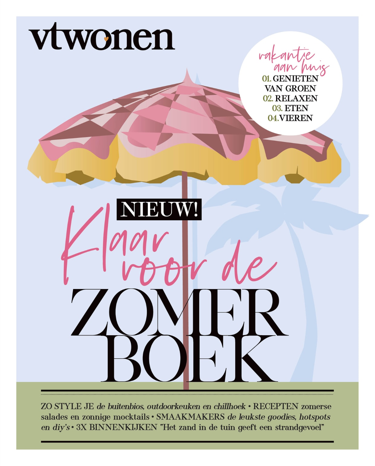 Cover zomerboek 2025: klaar voor de zomer zomerboek 2025
