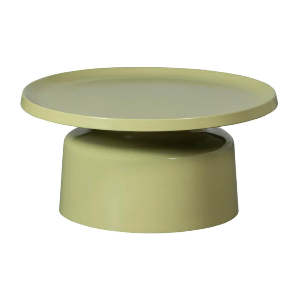 WOOOD salontafel Duuk - Metaal - Sage Green - 35x74x74 WOOOD