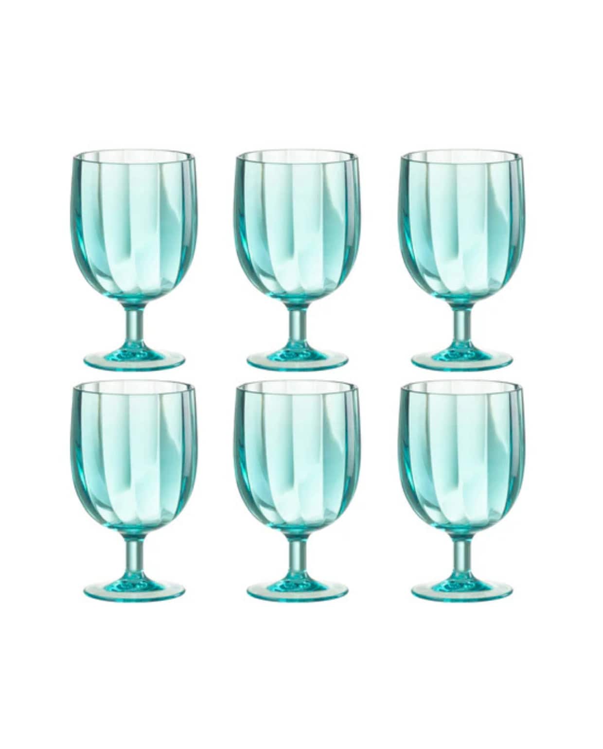 Shop op shop.vtwonen.nl: J-Line wijnglas, kunststof, 6 stuks € 60,40. J-Line