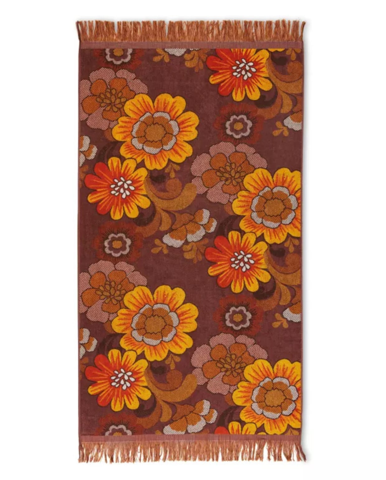 Katoenen beach towel 1960 strandlaken van hkliving, 180x100 cm €99,95,- (flinders.nl). vtwonen
