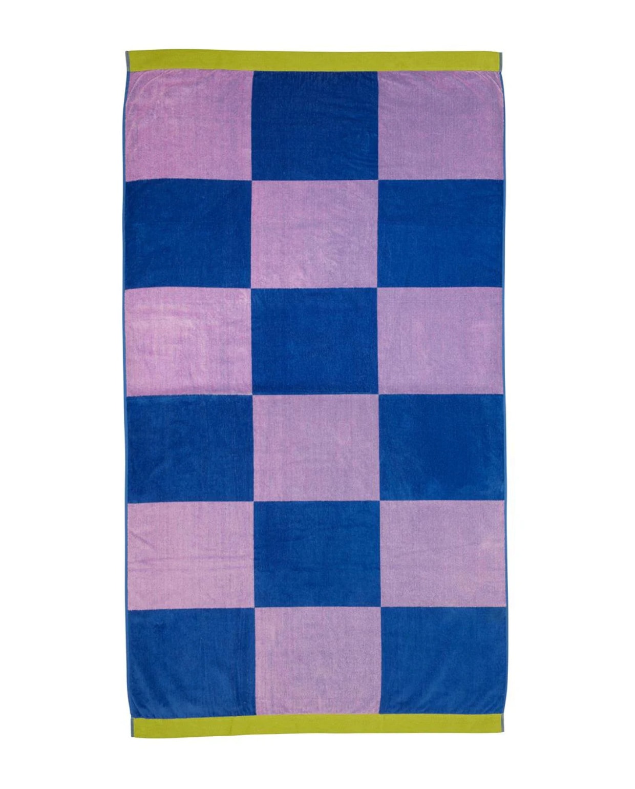 Katoenen Amsterdam strandlaken Mahe van KAAT, 100x180 cm €39,95,- (shop.vtwonen.nl). vtwonen