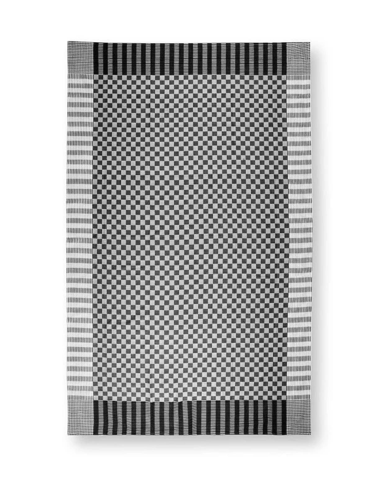 vtwonen tafelkleed, katoen, zwart en wit, 250x150 cm (lxb) € 69,95,-. (shop.vtwonen.nl) shop.vtwonen.nl