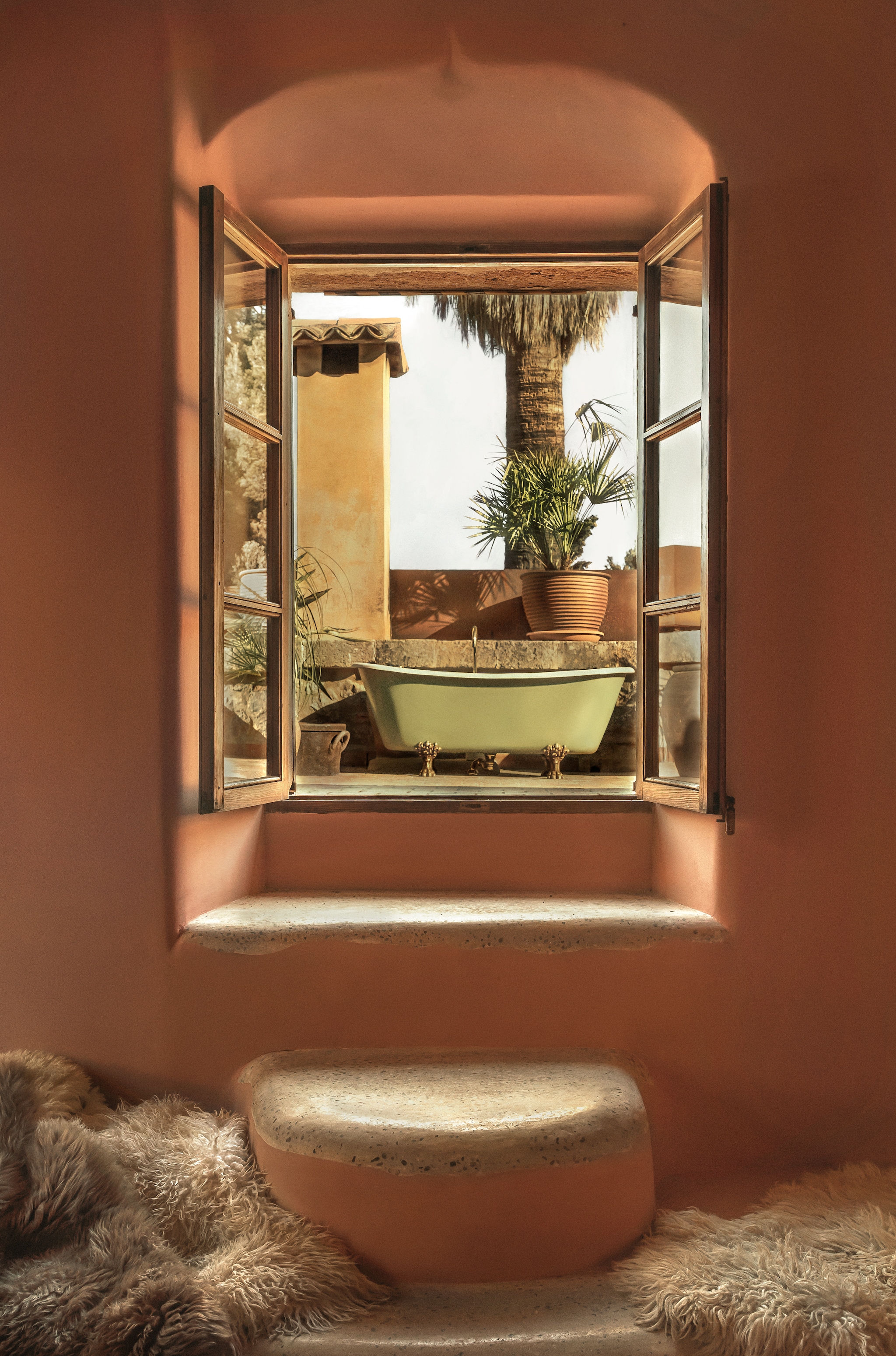 Wooninspiratie met een wowfactor in vtwonen 07-2025: Hotel Corazón op Mallorca.  vtwonen 07-2025 | fotografie Anna Malmberg