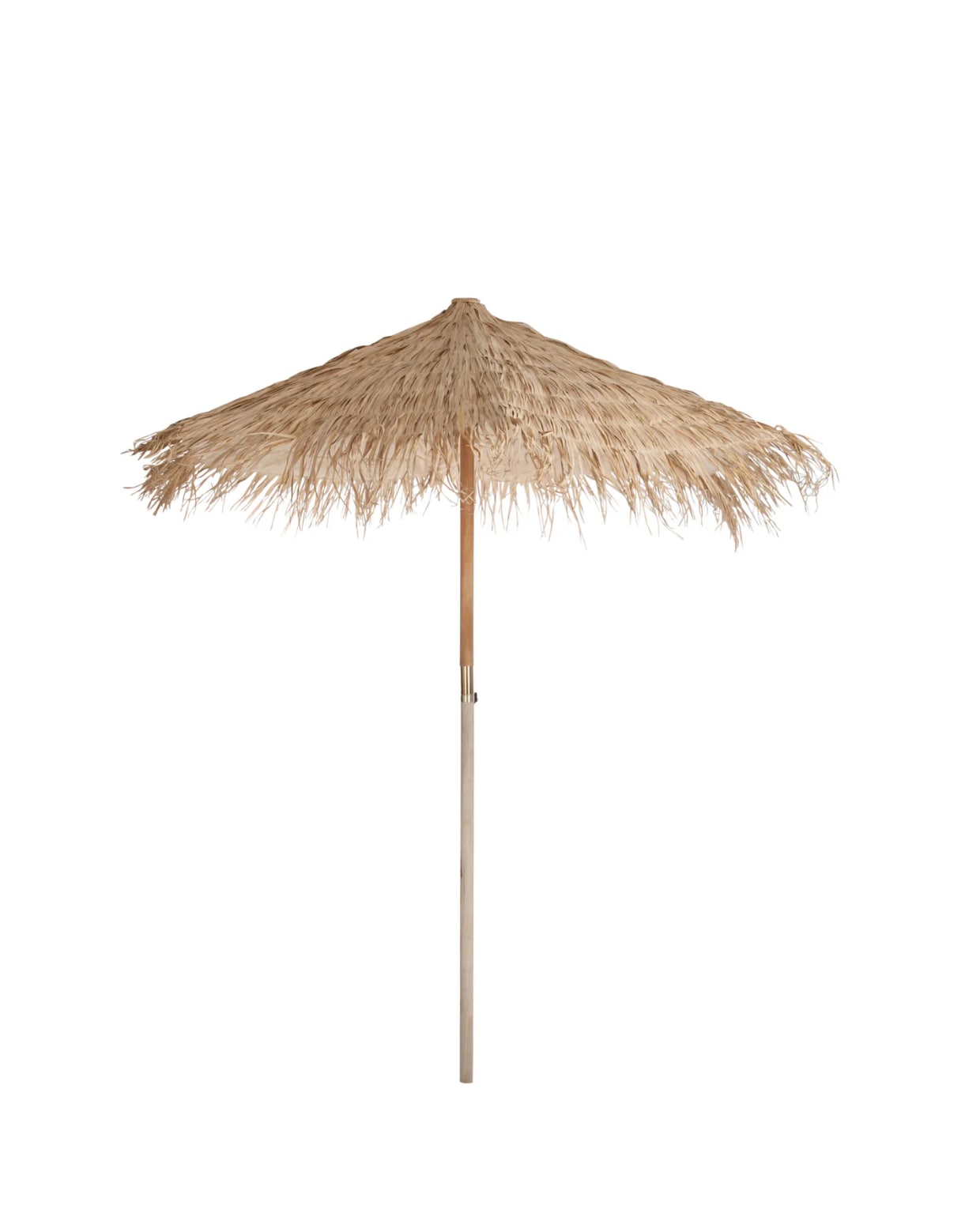 J-Line parasol, stro, kleur naturel, 250.00 x 250.00 x 250.00, €378,- (shop.vtwonen.nl) J-Line | vtwonen shop