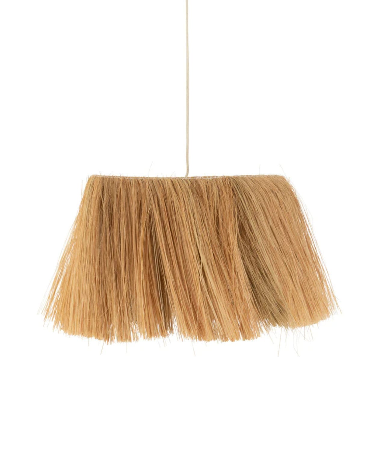 Shop via shop.vtwonen.nl: J-Line hanglamp Bahamas, hout en gras € 138,-. J-Line