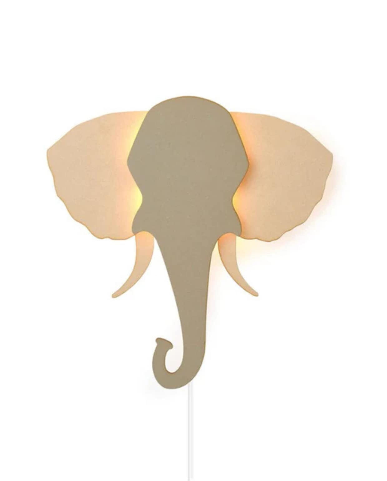 Shop via shop.vtwonen.nl: Van Tjalle en Jasper wandlamp Olifant, mdf € 69,-. van Tjalle en Jasper