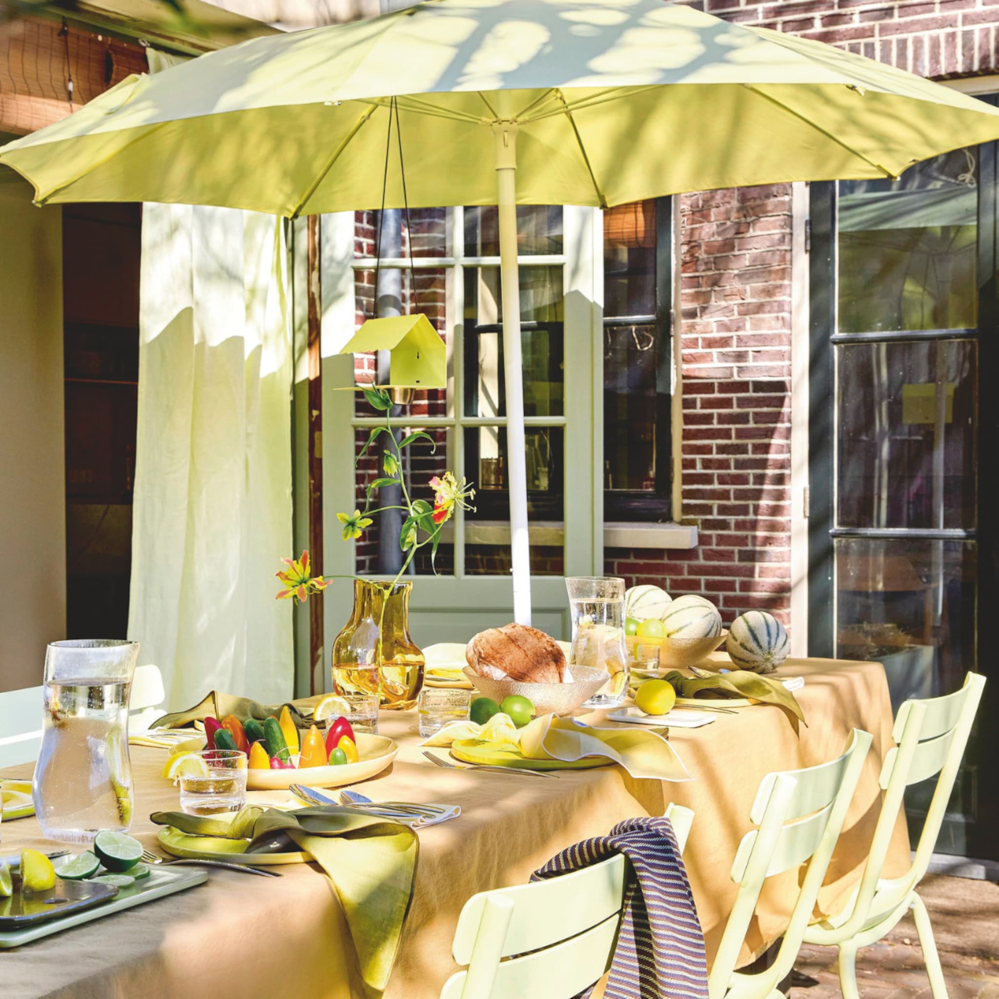 styling huis en tuin geel kelly