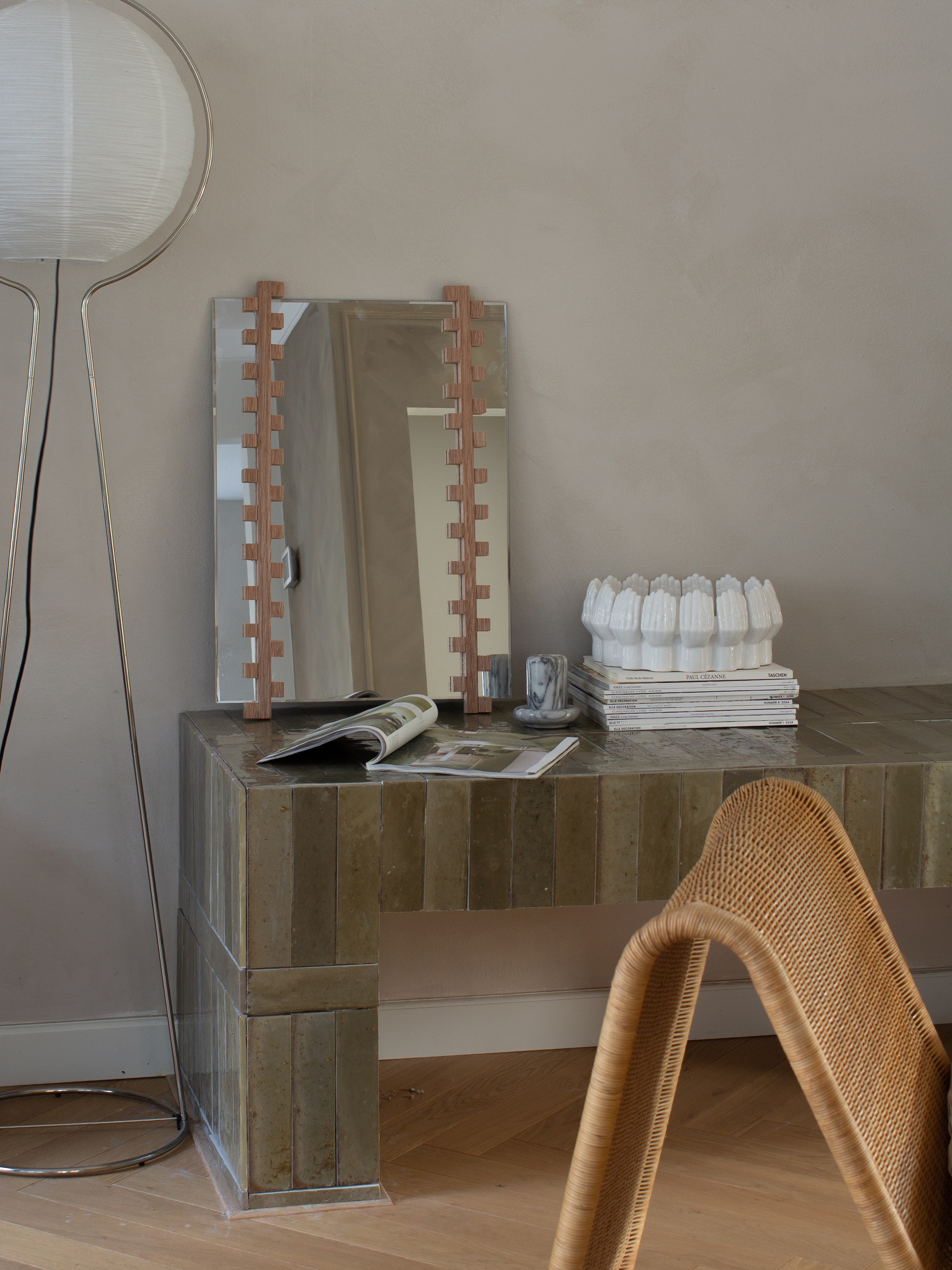 retro design zo maak je deze seventies inspired diy spiegel