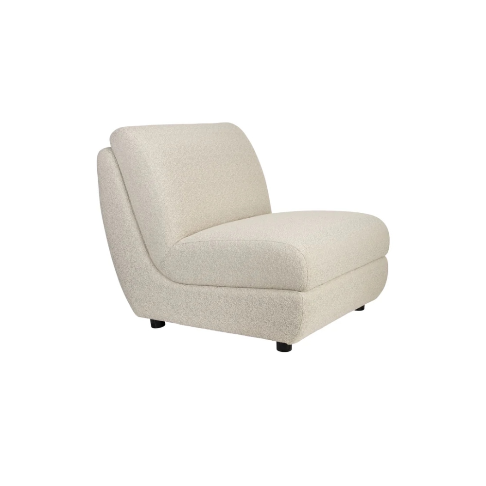 Zuiver Mississippi Loungestoel/ Fauteuil Buiten, Polyester, Beige, 83x82x100, €1140,-. (shop.vtwonen.nl) Zuiver