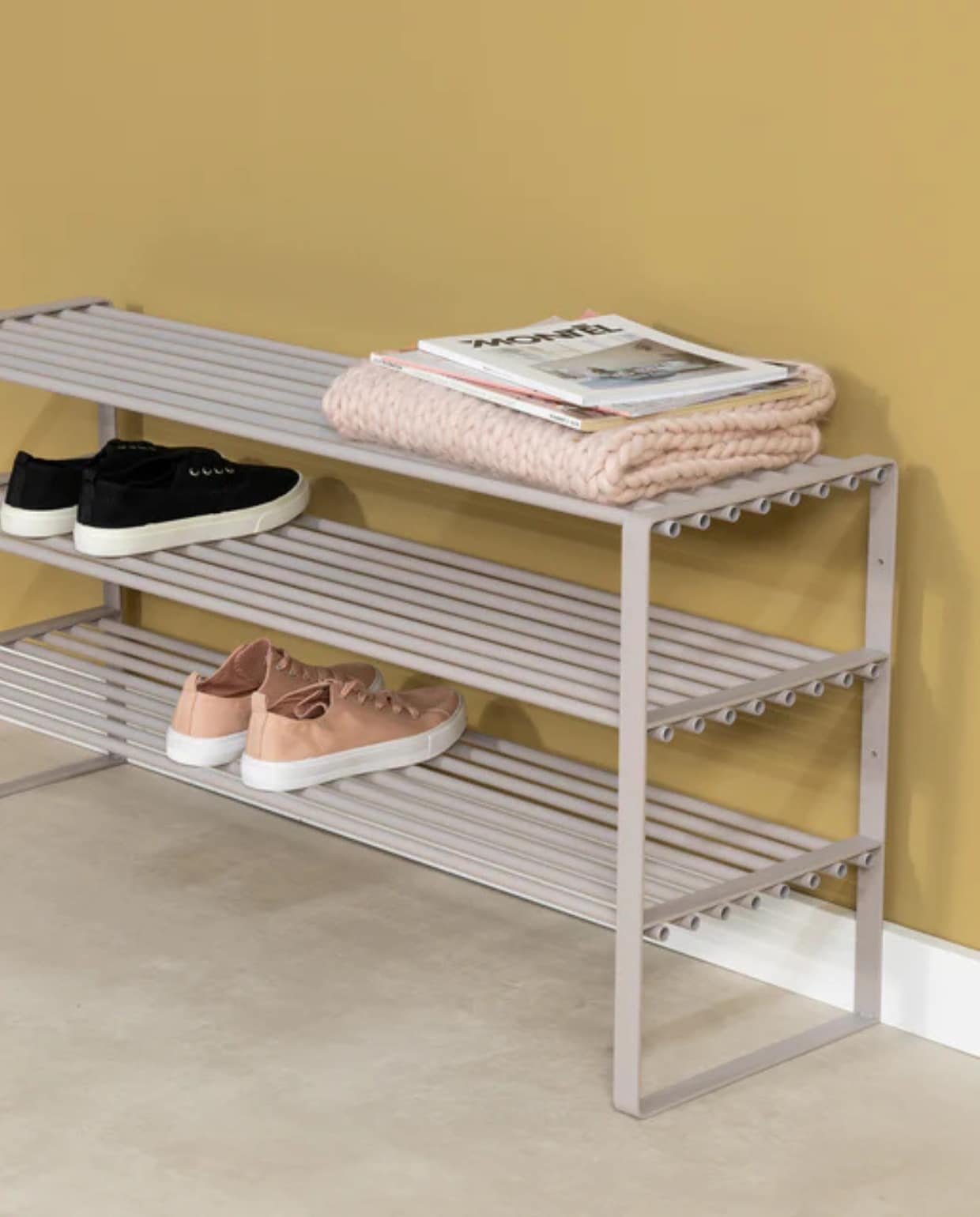 Shop via shop.vtwonen.nl: Spinder Design schoenenrek Rex SR 2, staal, silky taupe, 100x29x48,5 cm (bxdxh) € 169,-. Spinder Design