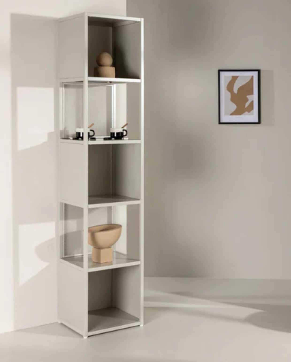 Shop via shop.vtwonen.nl: Rebellenclub wandkast Viksdal, staal, beige € 229,-. Rebellenclub