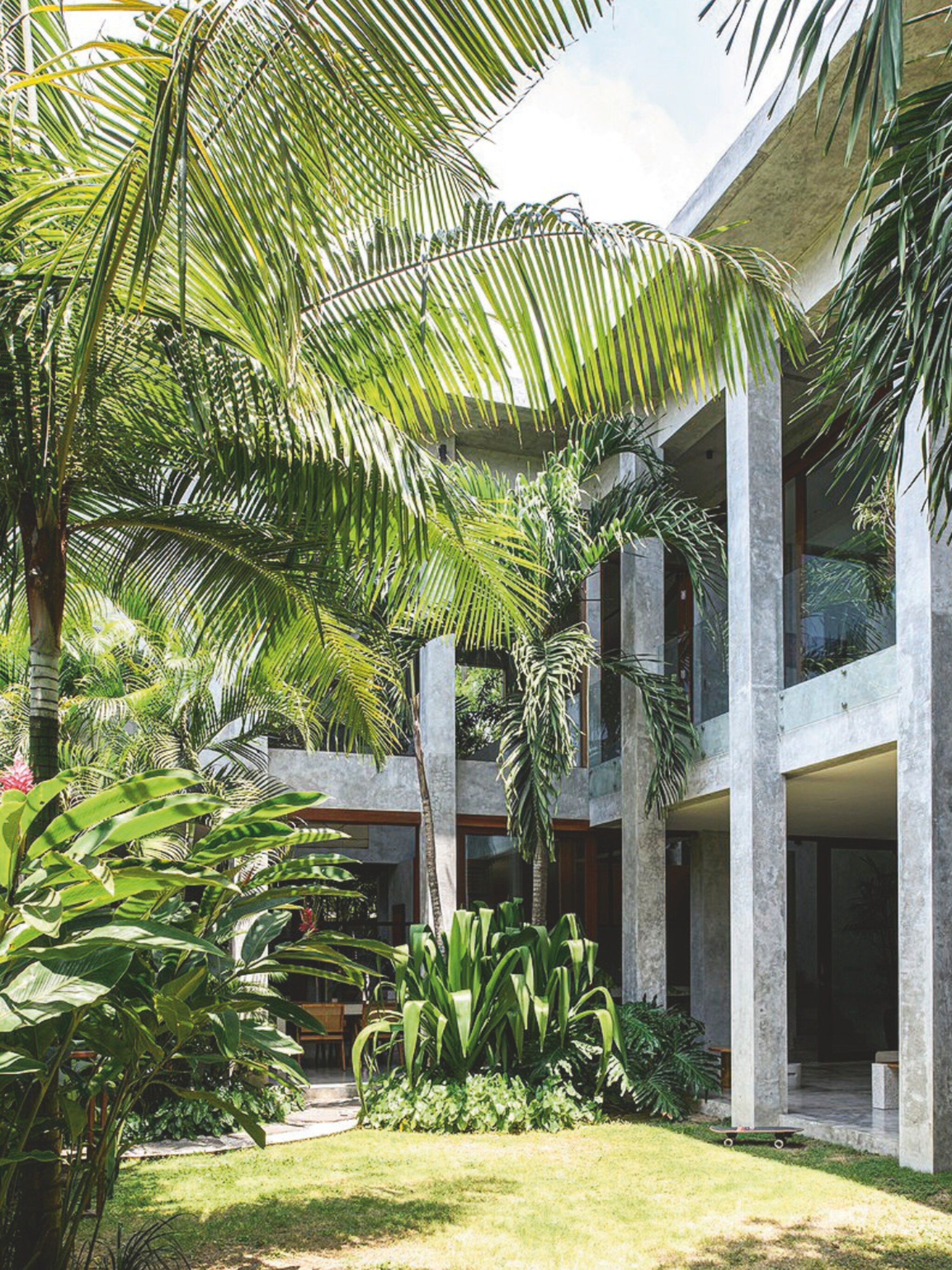 woningen met brutalistisch interieur