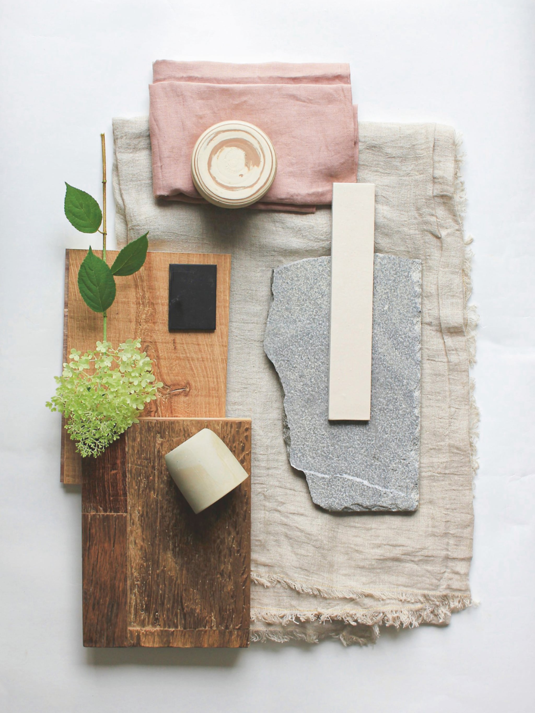 landelijk moodboard aards wonen met klei als basis