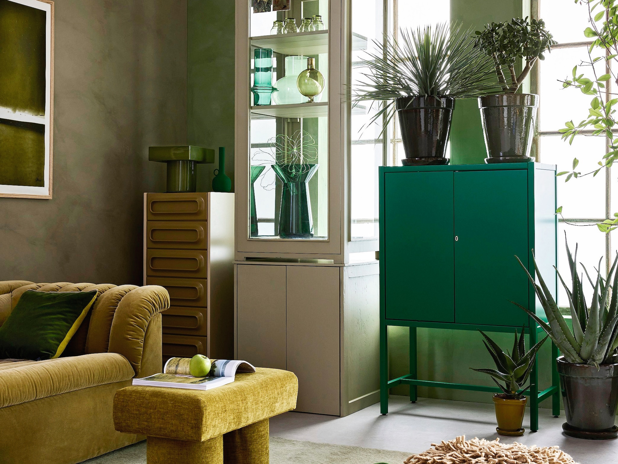 interieur een boost met trendkleur chartreuse