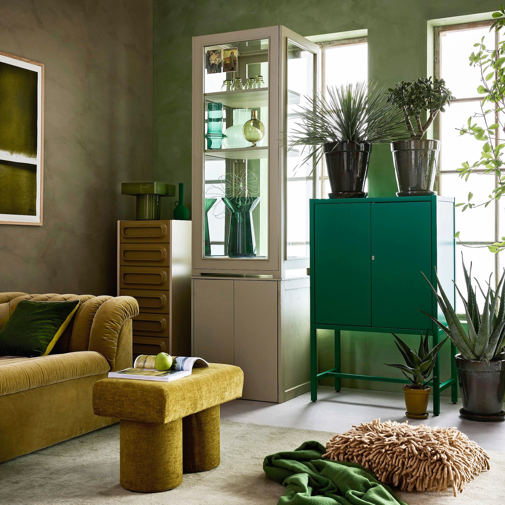 interieur een boost met trendkleur chartreuse