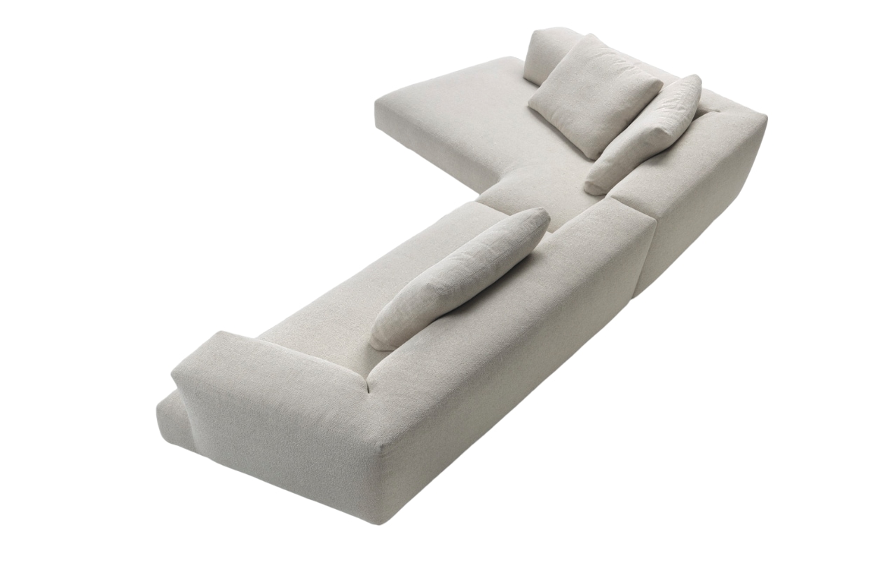 Flexform bank Loungescape, ontworpen door Antonio Citterio, 276x138x70 cm (bxdxh), prijs op aanvraag (flexform.it). stijlvol wonen 8-2025 | tekst Lisette Gerbrands