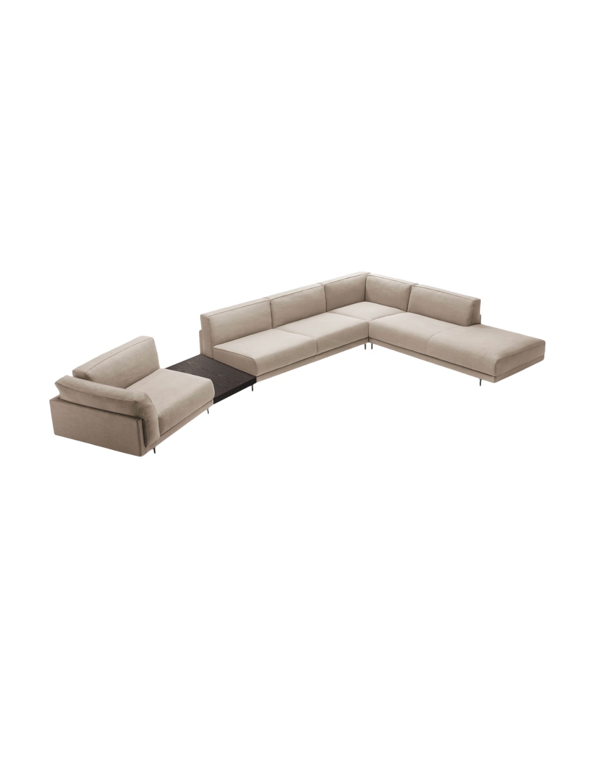 Living Divani bank Echoo, 190x102x43 cm (bxdxh) vanaf € 2049,- (livingdivani.it). stijlvol wonen 8-2025 | tekst Lisette Gerbrands