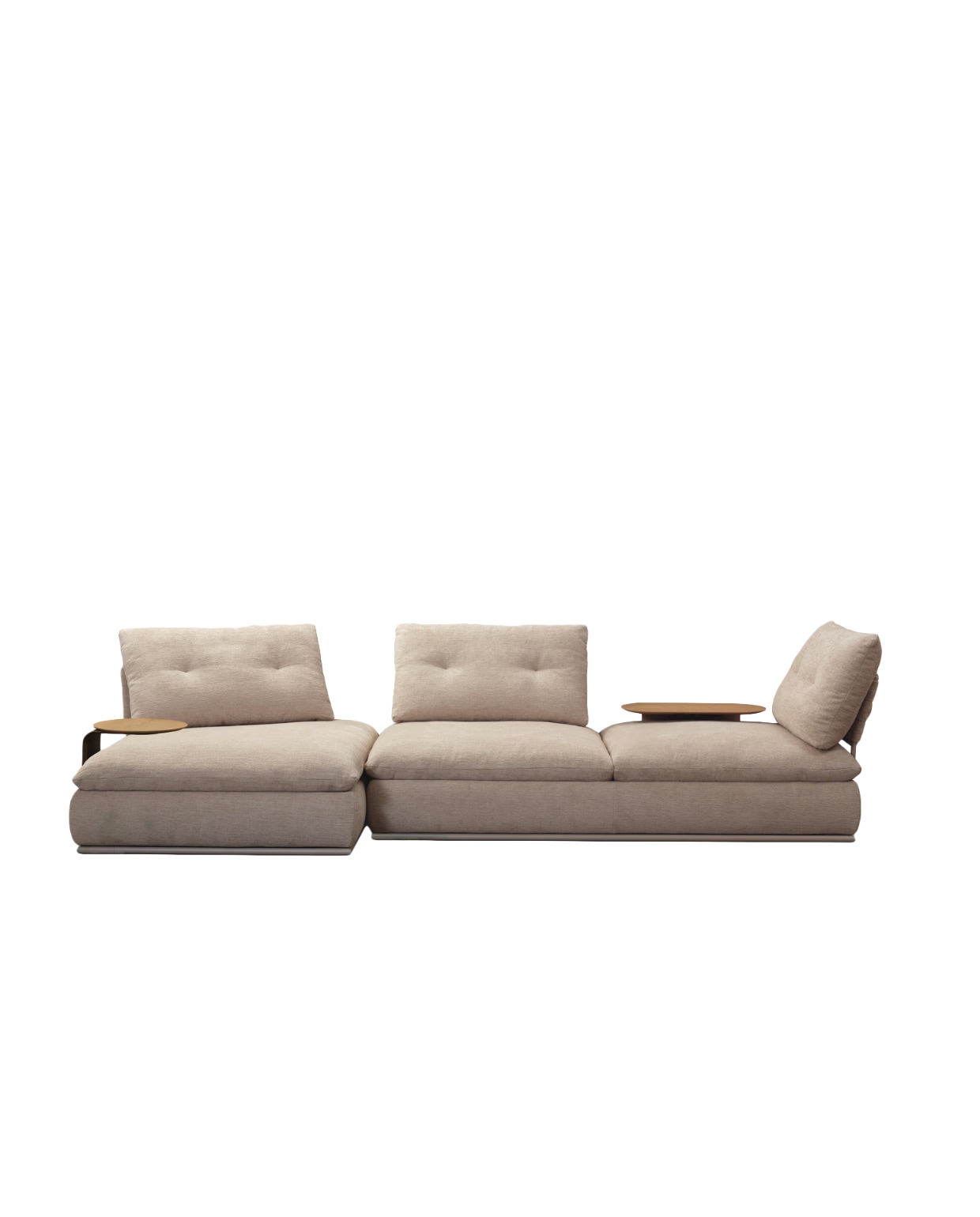 Saba bank Land, 363x90x42 cm (bxdxh), prijs op aanvraag (sabaitalia.com). stijlvol wonen 8-2025 | tekst Lisette Gerbrands