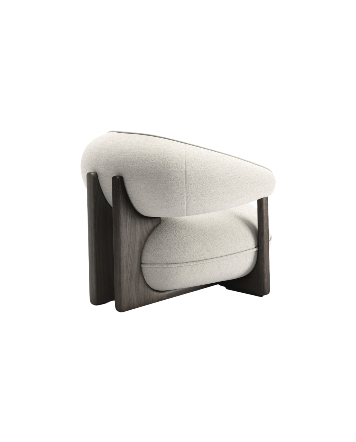 Cattelan Italia loungestoel Ruby, 81x92x76 cm (bxdxh) € 3198,- (cattelanitalia.com).  stijlvol wonen 8-2025 | tekst Lisette Gerbrands