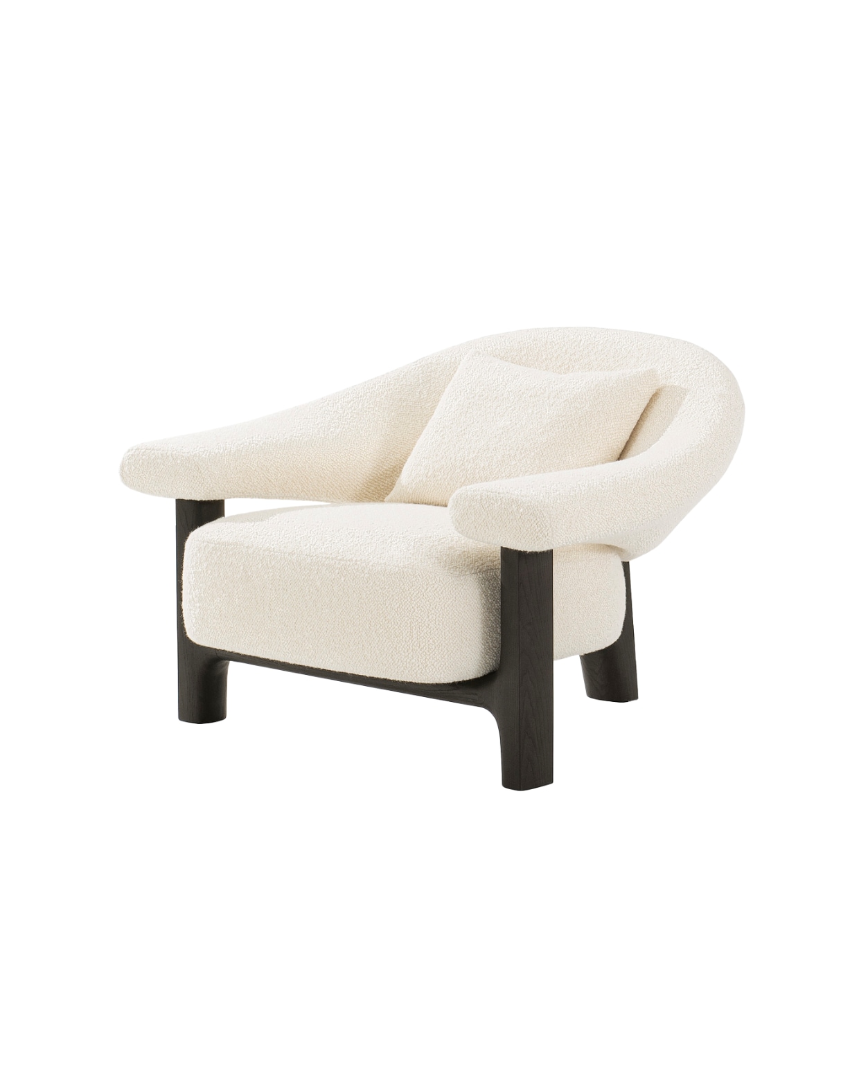 Poliform fauteuil Owen, ontworpen door Jean-Marie Massaud, 106x88x69 cm (bxdxh), prijs op aanvraag (poliform.it). stijlvol wonen 8-2025 | tekst Lisette Gerbrands