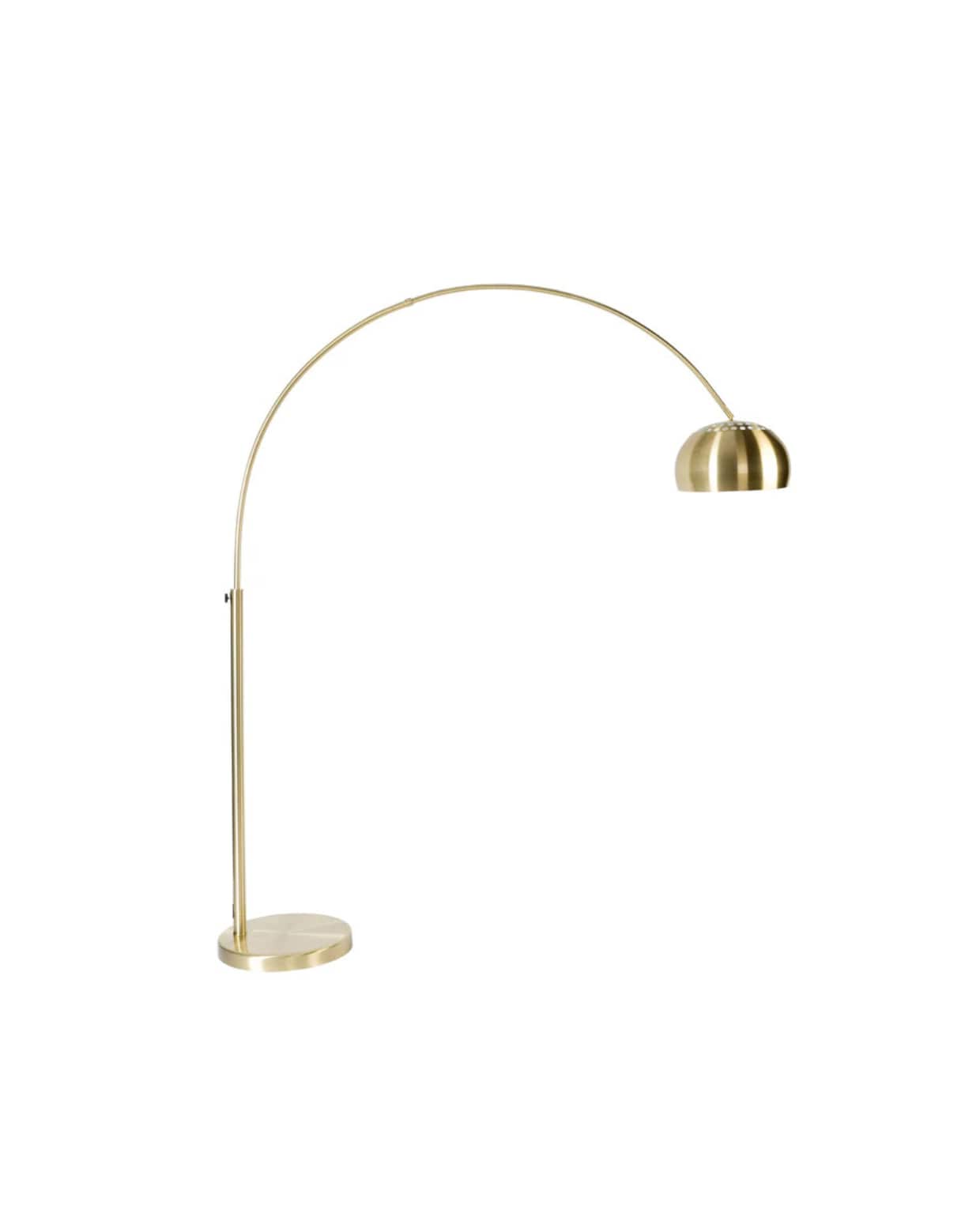 Shop op shop.vtwonen.nl: Zuiver vloerlamp Metal Bow, metaal, goud, 190 cm € 299,-. Zuiver
