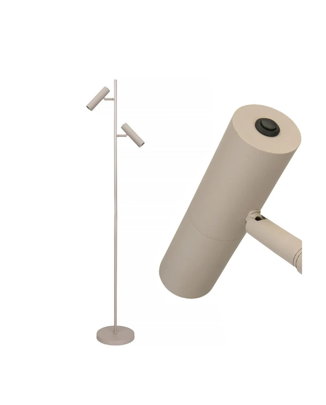 Shop op shop.vtwonen.nl: Freelight vloerlamp Undici, metaal, beige, 150 cm € 158,-. Freelight