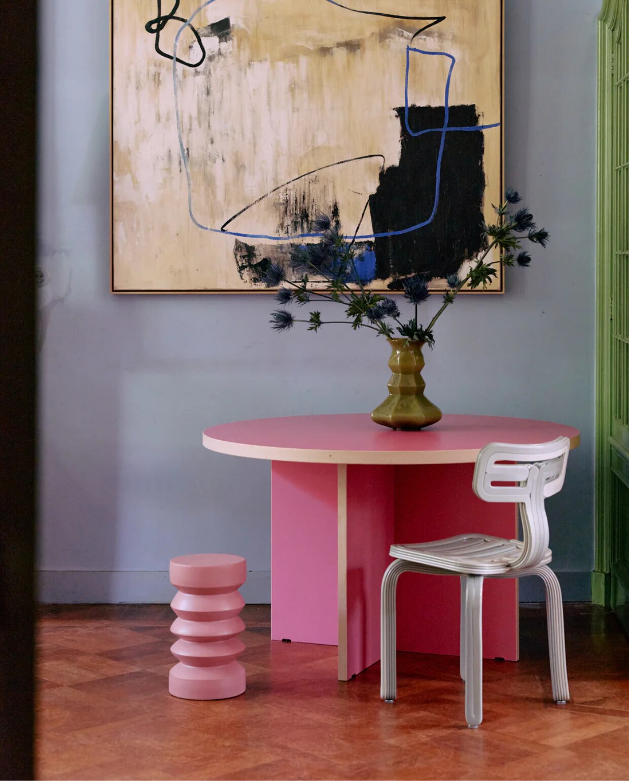 HKliving dinertafel rond – raspberry HKliving