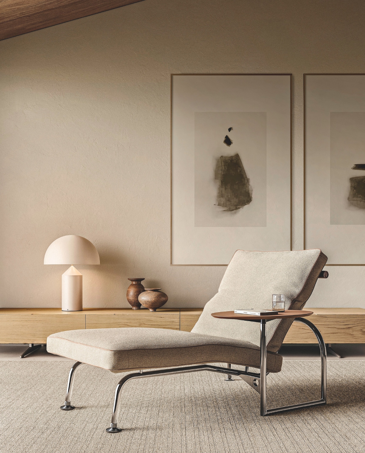 Loungestoel Stijlvol Wonen 9-2025 | fotografie Flexform